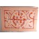 Tifaifai rectangle 40-60cm Union Saumon fond Orange