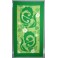 Tifaifai rectangle 40-70cm Coquillages Vert fond Vert 