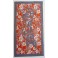 Tifaifai rectangle 60-110cm Tiki Gris foncé fond Orange