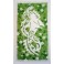 Tifaifai rectangle 70-120cm Requin marteau Blanc fond Vert