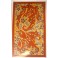 Tifaifai rectangle 80-130cm Raie Tortue Rouille fond Jaune marron